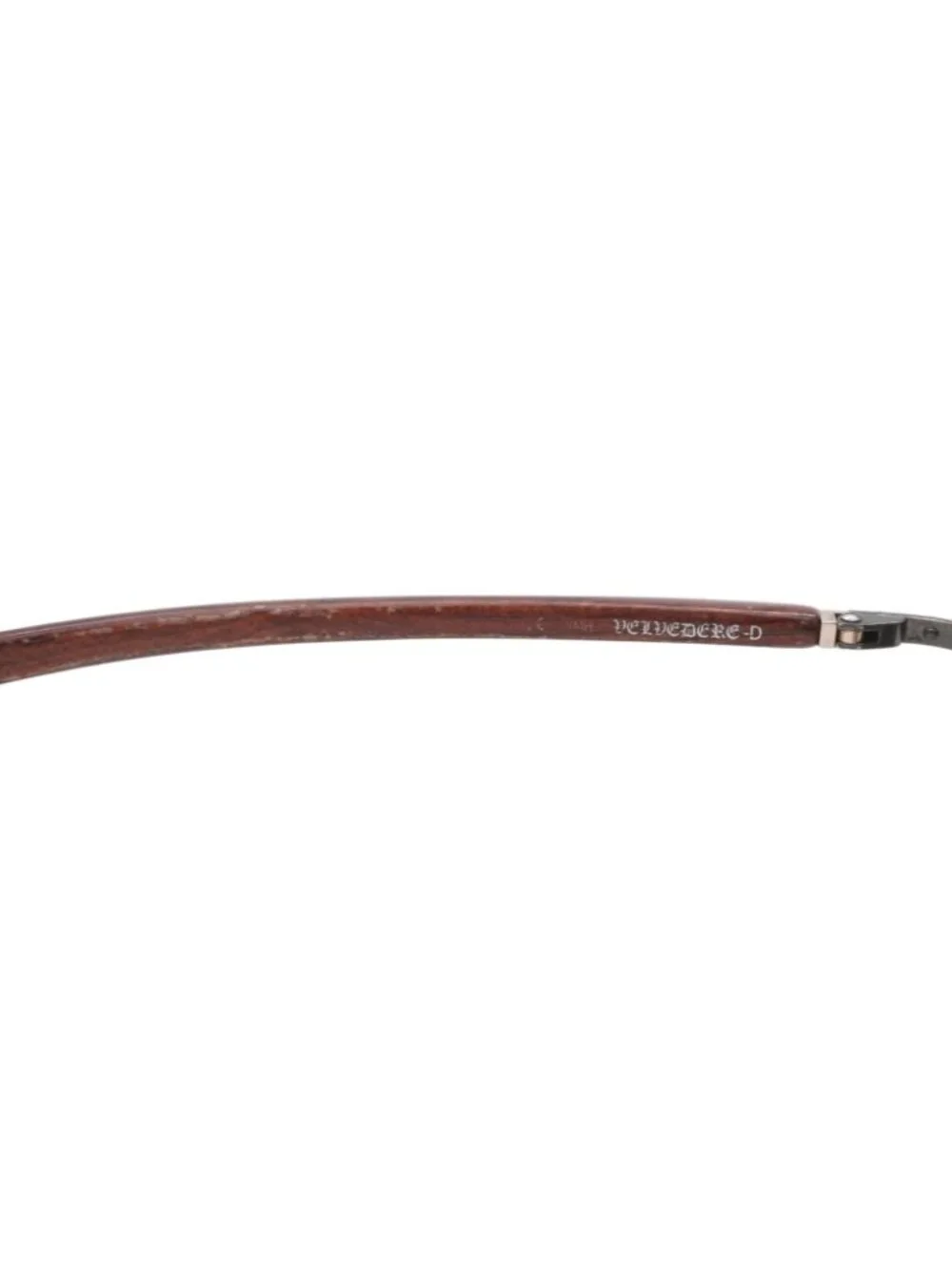Chrome Hearts Vervedere-d Sunglasses Eyewear CH Cross Dagger Ebony Wood